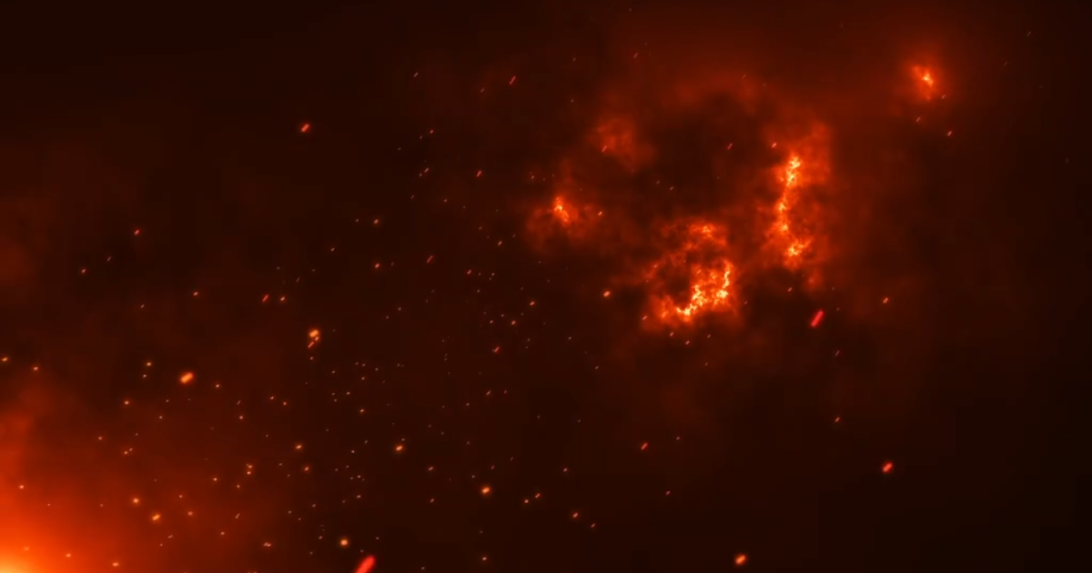 sparks that look like fire