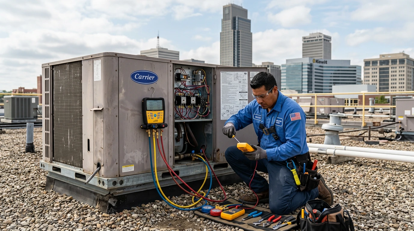 tecnico de una empresa de climatizacion en omaha